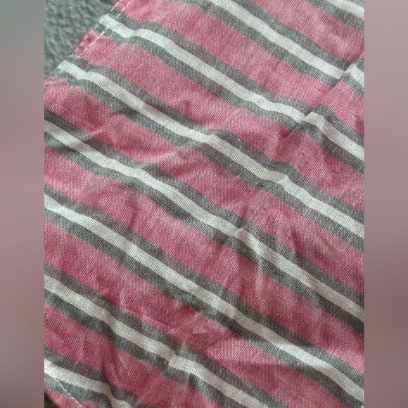 NWat Elie Baleh cotton striped button down top shirt for boys slim fit sz7 - Picture 2 of 5